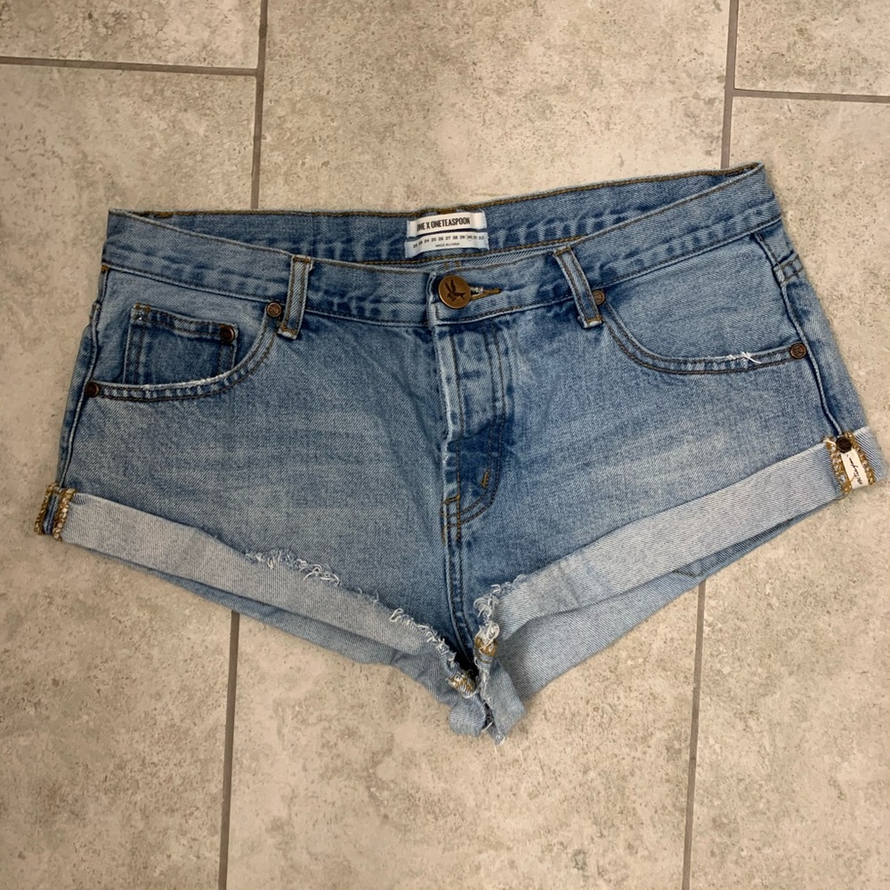 One x One Teaspoon Bandit Shorts